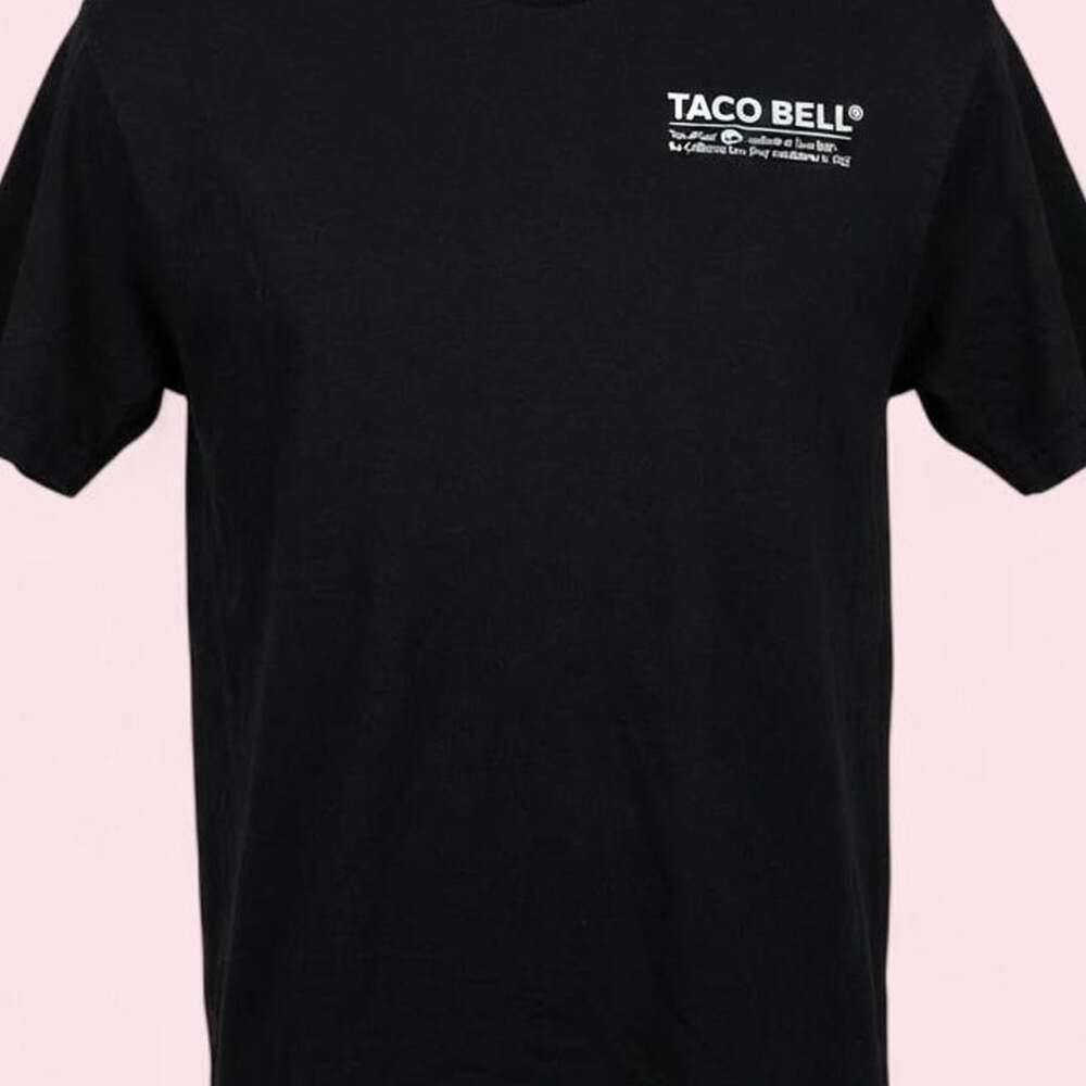 Taco Bell Live Mas Est 1962 Downey California Graphic T-Shirt Small